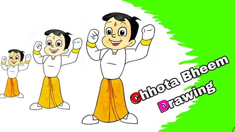 Chhota Bheem Drawing How To Draw Chhota Bheem Picture Chhota Bheem