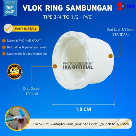 Vlok Ring Over Drat X Vlog Drat Plok Drat Sambungan Kran