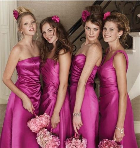 Hot Pink Bridesmaids Dresses Hot Pink Bridesmaid Dresses Bridesmade