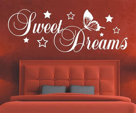 Wandtattoo Spruch Sweet Dreams S E Tr Ume