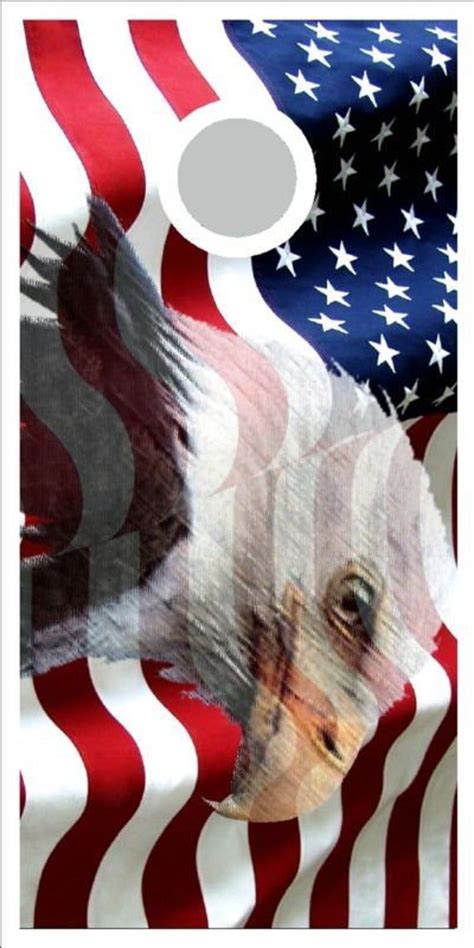 American Flag Eagle Cornhole Board Game Decal Wraps Etsy American Flag Eagle Cornhole Corn