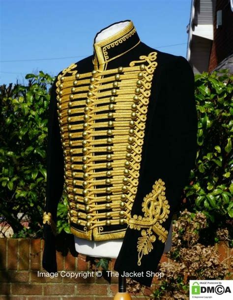 Bespoke Military Jacket Napoleonic Riflemans Jacket In Black