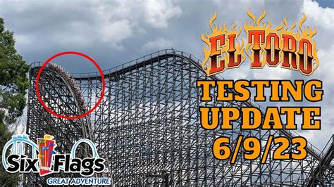 El Toro Update More Testing Six Flags Great Adventure Youtube