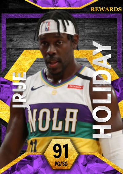 NBA 2K22 2KDB Custom Card Jrue Holiday