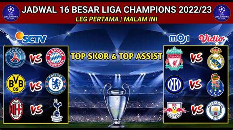 Jadwal Liga Champion Malam Ini Live Sctv Psg Vs Bayern Munchen