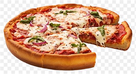 Png Chicago Pizza Food Mozzarella Free Png Rawpixel