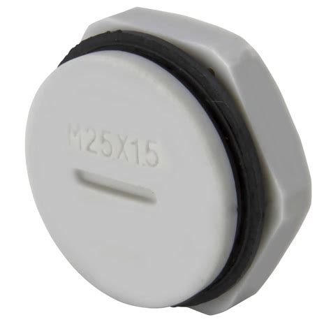 Mcg 25mm Ip68 Blanking Plug Grey Sold In 1s M25bp Cef