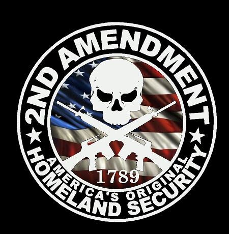 Cbcdecals Nd Amendment Rights American Flag Vinyl Decal Sticker Gun