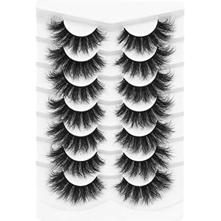 Dysilk Pairs D Mink Eyelashes Faux Fluffy Wispy Long Dramatic False