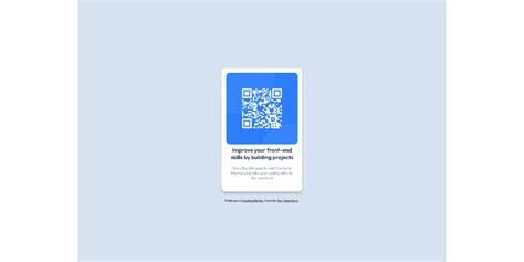 QR Code Component Challenge Frontend Mentor Figma Community