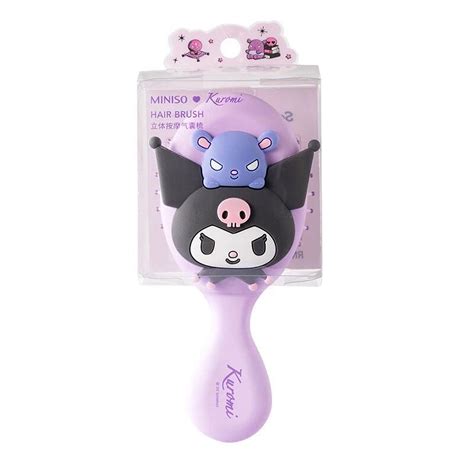 Kawaii New Miniso Sanrio Kuromi Melody Pattern Massage Airbag Comb Mini