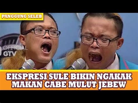 KOCAK MEREM MELEK SULE NYANYI SAMBIL KEPEDESAN PANGGUNG SELEB YouTube