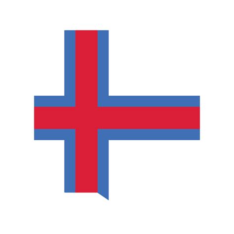 Faroe ,Islands flag country 16392652 PNG