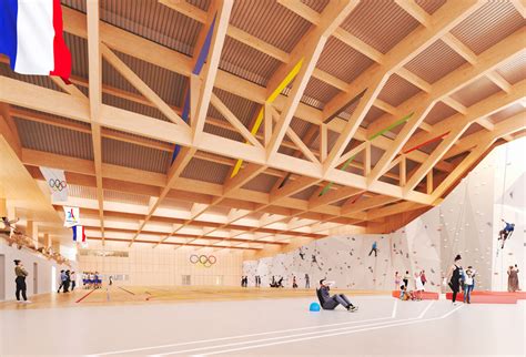 Complexe Sportif Et Escalade Du Parc Sportif Et Scolaire Au Bourget