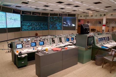 Apollo Mission Control Center At Nasas Johnson Space Center Worlds