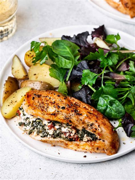 Spinach And Feta Stuffed Chicken Sandra Valvassori