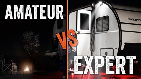 Amateur Vs Pro Camper Lighting Epic Upgrade Youtube