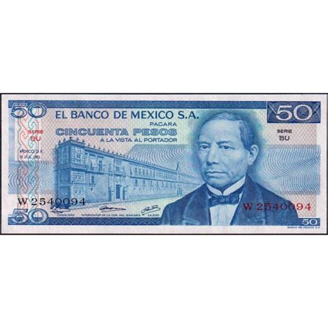 Mexique Pick A Pesos S Rie Bu Pr Fixe W