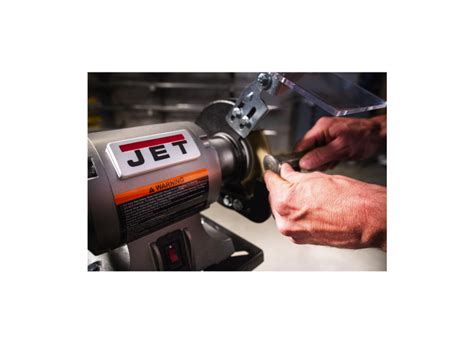 Jet JBG-6W, 6-Inch Bench Grinder with Wire Wheel, 3450 RPM, 1Ph 115V