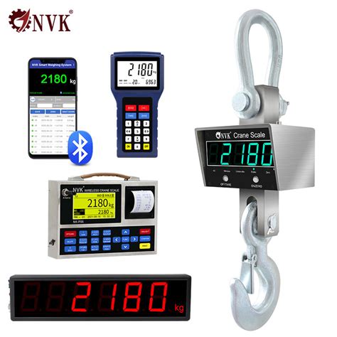 Nvk Ocs B 300kg 100t เครื่องชั่งแบบดิจิตอลขนาดเครนพร้อมรีโมทคอนโทรล