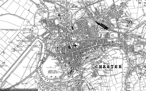 Old Maps Of Chester Cheshire Francis Frith