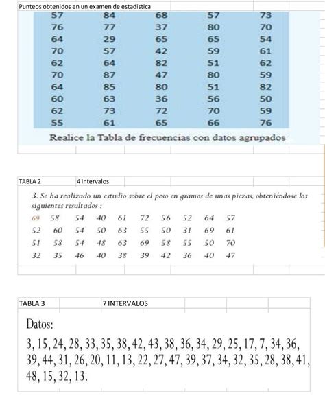 Hola podrían ayudarme a transformar estos ejercicios a media aritmética