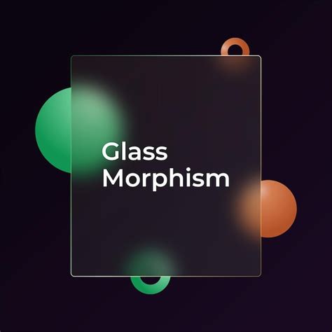 Premium Vector Realistic Gradient Glassmorphism Effect Background