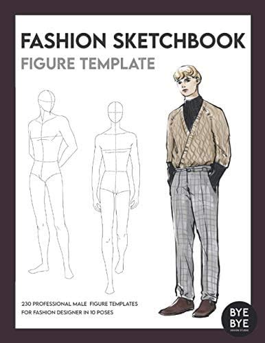 Male Croquis For Fashion Illustration 9 Head Fashion Figure Template