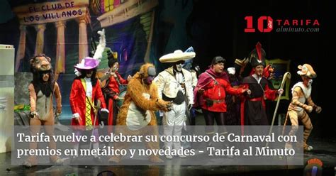 Tarifa Vuelve A Celebrar Su Concurso De Carnaval Con Premios En