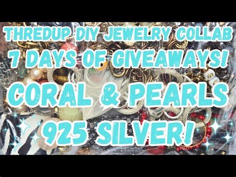 Silver Thredup Diy Lb Jewelry Jar Unboxing Days Of Giveaways