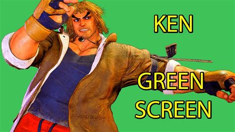 Street Fighter 6 Ken Movelist Demo Green Screen YouTube