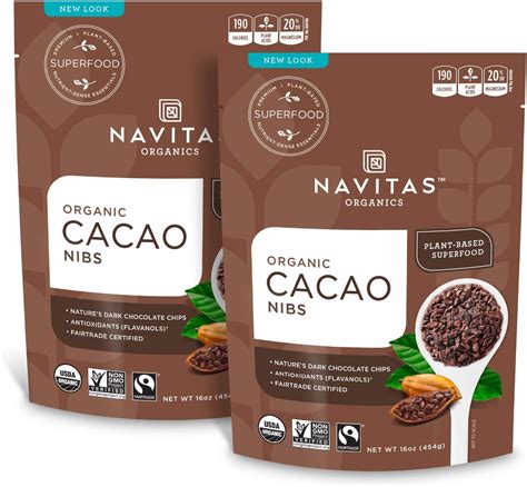 Amazon Navitas Naturals Cacao Nibs Raw Organic Ounce