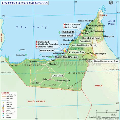 Uae Map Map Of United Arab Emirates Collection Of Uae Maps United