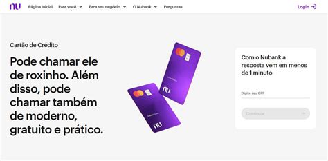 Como solicitar o cartão Nubank PJ Prateado Senhor Panda