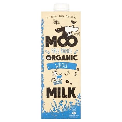 Moo Organic Longlife Whole Milk 1l Tesco Groceries