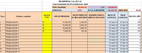 Calculadora Isr Ptu 2023 Excel Printable Templates Free