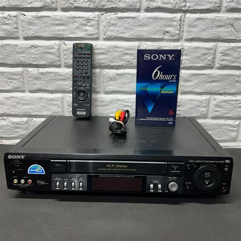 Sony Slv Hf Hifi Vhs Vcr Plus Gold Player Recorder With Etsy