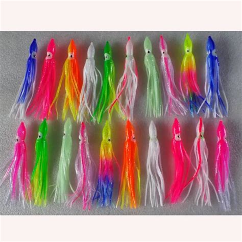 100pcs12cm Fishing Lure Soft Lure Soft Plastic Octopus Lure Saltwater