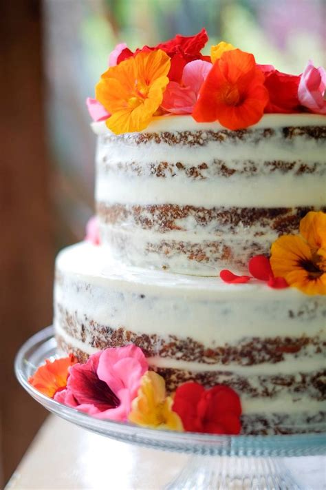 Naked Carrot Wedding Cake