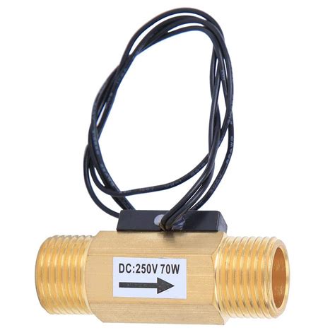 Water Flow Meter 1 2 Inch Brass Water Flow Sensor Switch Industrial