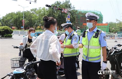 青岛交警启动“清风”2号行动 严查摩托车、电动自行车交通违法行为 青岛新闻网