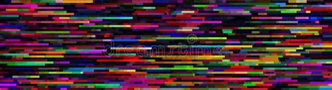 Abstract Background with Glitch Effect. Particles Move in Space Stock Vector - Illustration of ...