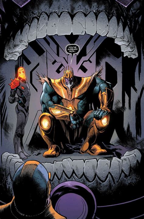 King Thanos Comics Marvel Artwork Comic Villains