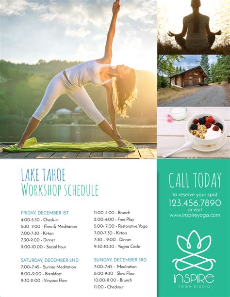 Yoga Workshop Flyer Template MyCreativeShop