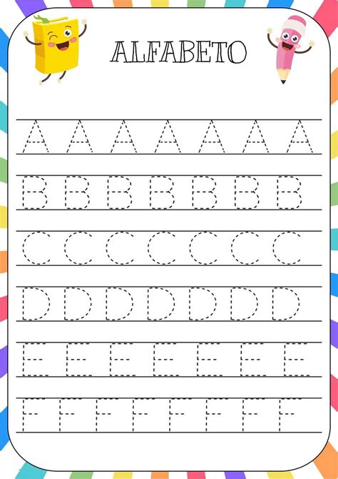 Alfabeto Pontilhado Para Imprimir Ler E Aprender