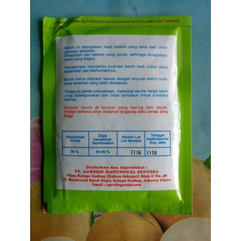 Jual Zuchini Hibrida Jacky Z Gr Kemasan Pabrik Shopee Indonesia