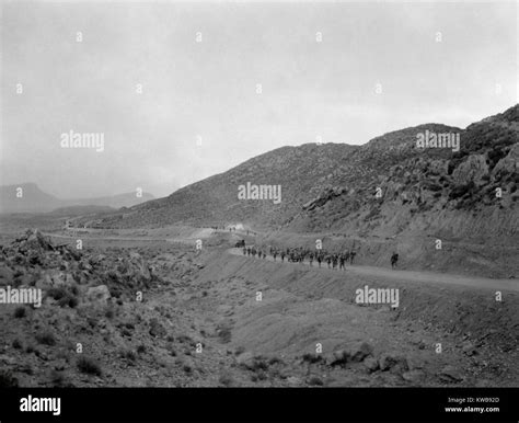 Us Infantry Returning To The Kasserine Pass On Feb 26 1943 After