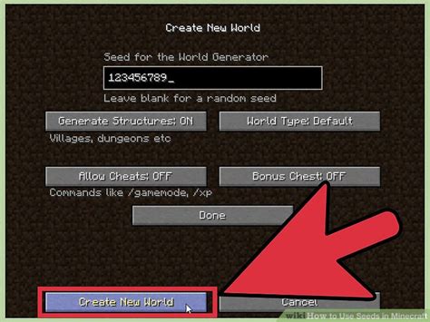 3 Ways To Use Seeds In Minecraft WikiHow