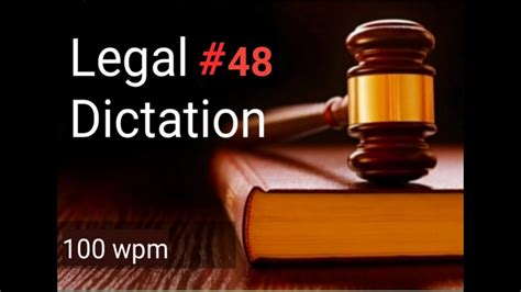 Online Legal Dictation 100 Wpm With PDF YouTube