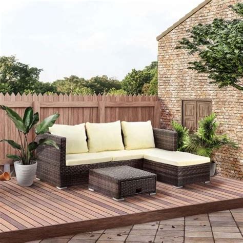 Outsunny Rattan Garden Furniture Set V Bn Trading Depot